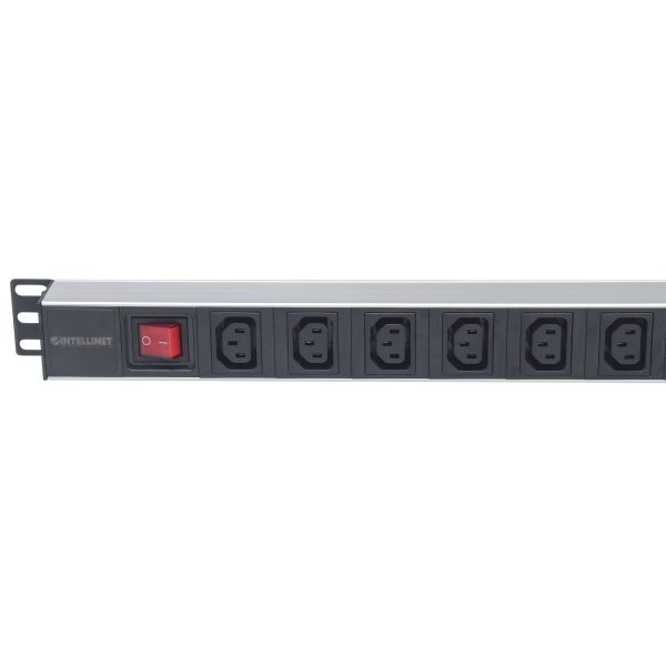 Intellinet Energiedistributie-eenheden (PDU) 19" 1U, 8-voudig EU, C13-uitgangen, C20-ingang achterzijde, anti-shedding, afneembaar netsnoer 2 m, rackmontage, 3 jaar garantie (163651) Intellinet Energiedistributie-eenheden (PDU) 19" 1U, 8-voudig EU, C13-uitgangen, C20-ingang achterzijde, anti-shedding, afneembaar netsnoer 2 m, rackmontage, 3 jaar garantie (163651)
