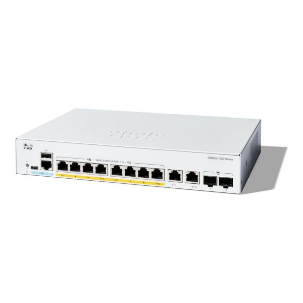 Cisco Catalyst 1200 8p GE PoEExt PS 2x1G Combo (C1200-8P-E-2G)