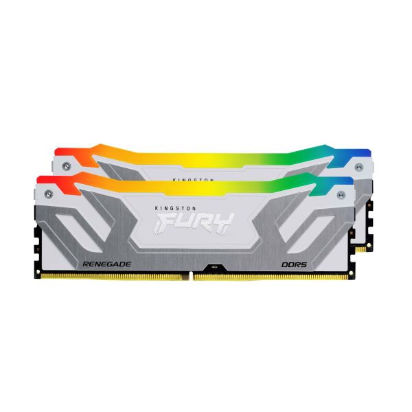 Kingston Technology FURY 48GB 8400MT/s DDR5 CL40 CUDIMM (set van 2) Renegade RGB White XMP (KF584CU40RWAK2-48)