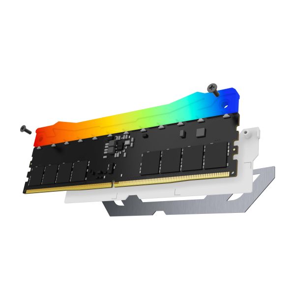 Kingston Technology FURY 48GB 8400MT/s DDR5 CL40 CUDIMM (set van 2) Renegade RGB White XMP (KF584CU40RWAK2-48)