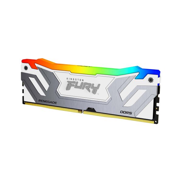 Kingston Technology FURY 48GB 8400MT/s DDR5 CL40 CUDIMM (set van 2) Renegade RGB White XMP (KF584CU40RWAK2-48)