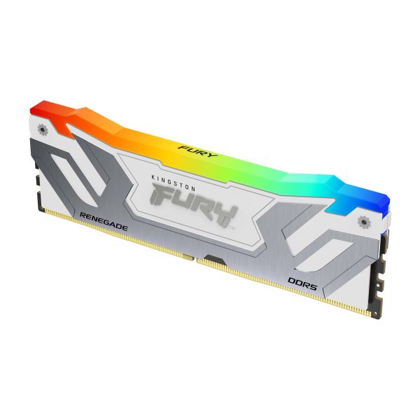 Kingston Technology FURY 48GB 8400MT/s DDR5 CL40 CUDIMM (set van 2) Renegade RGB White XMP (KF584CU40RWAK2-48)