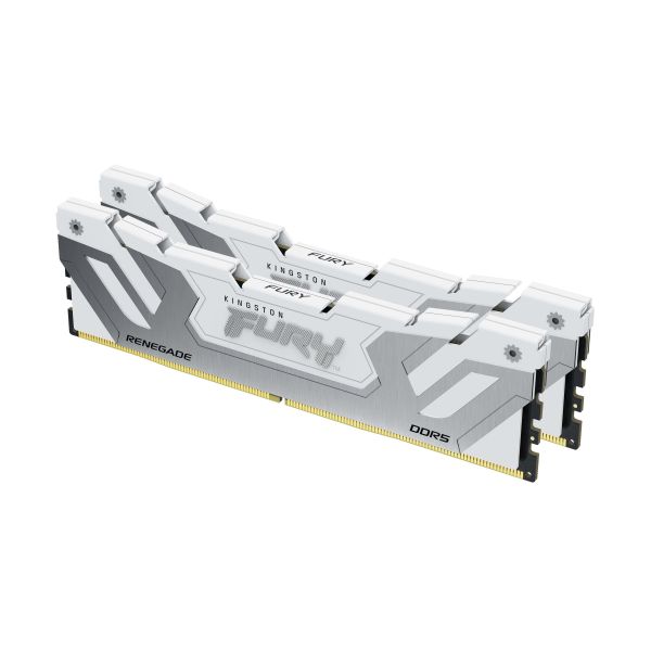 Kingston Technology FURY 48GB 8400MT/s DDR5 CL40 CUDIMM (set van 2) Renegade White XMP (KF584CU40RWK2-48)