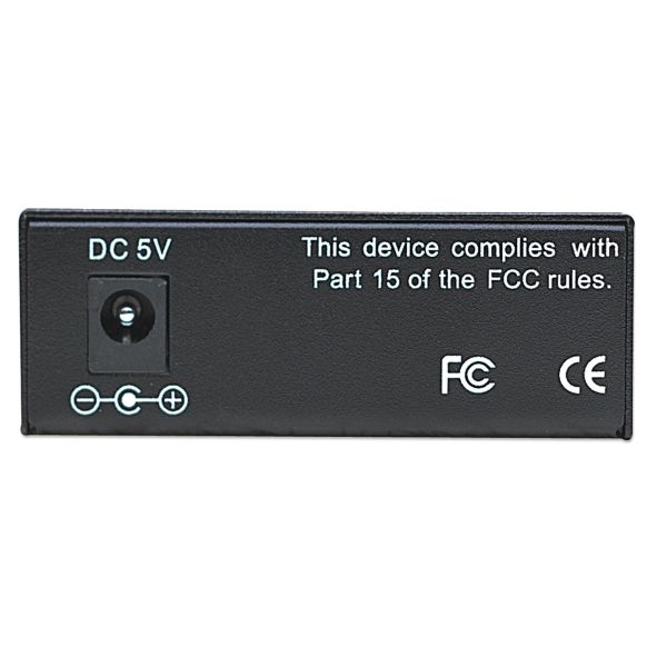 Intellinet 506519 netwerk media converter 100 Mbit/s 1310 nm Multimode Zwart (506519)