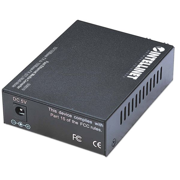 Intellinet 506519 netwerk media converter 100 Mbit/s 1310 nm Multimode Zwart (506519)