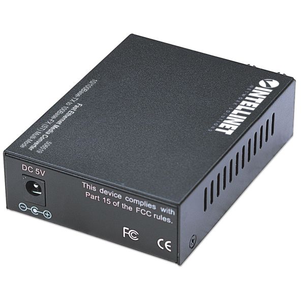 Intellinet 506519 netwerk media converter 100 Mbit/s 1310 nm Multimode Zwart (506519)