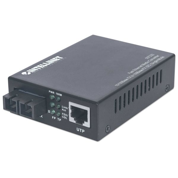 Intellinet 507332 netwerk media converter 100 Mbit/s 1310 nm Single-mode (507332) Intellinet 507332 netwerk media converter 100 Mbit/s 1310 nm Single-mode (507332)