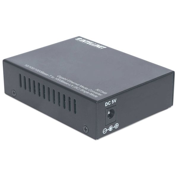 Intellinet 507349 netwerk media converter 1000 Mbit/s 1310 nm Single-mode Zwart (507349)