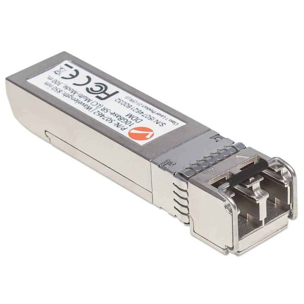Intellinet Netwerk transceiver 10G SFP+, 10GBase-SR (LC) multi-mode, 300 m, 850 nm, MSA-compatibel, equivalent aan Cisco SFP-10G-SR, 3 jaar garantie (507462) Intellinet Netwerk transceiver 10G SFP+, 10GBase-SR (LC) multi-mode, 300 m, 850 nm, MSA-compatibel, equivalent aan Cisco SFP-10G-SR, 3 jaar garantie (507462)