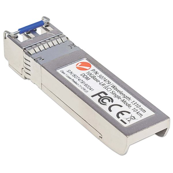 Intellinet Netwerk transceiver 10G SFP+, 10GBase-LR (LC) single-mode, 10 km, 1310 nm, MSA-compatibel, equivalent aan Cisco SFP+10GB-LR, 3 jaar garantie (507479)