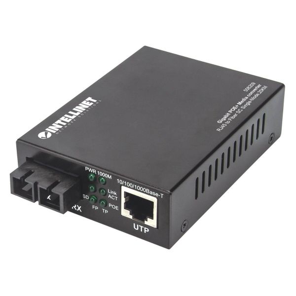 Intellinet 508209 netwerk media converter 1000 Mbit/s 1310 nm Single-mode Zwart (508209) Intellinet 508209 netwerk media converter 1000 Mbit/s 1310 nm Single-mode Zwart (508209)