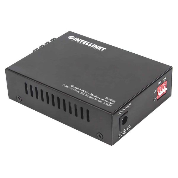 Intellinet 508209 netwerk media converter 1000 Mbit/s 1310 nm Single-mode Zwart (508209)