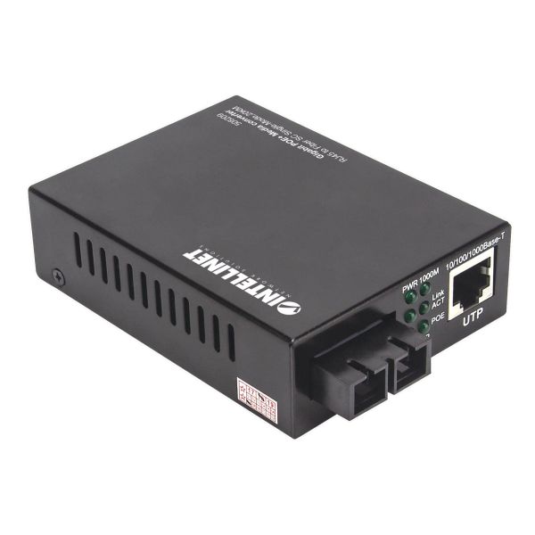 Intellinet 508209 netwerk media converter 1000 Mbit/s 1310 nm Single-mode Zwart (508209)