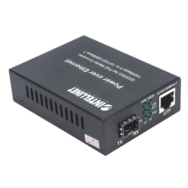 Intellinet 508216 netwerk media converter 1000 Mbit/s Zwart (508216)
