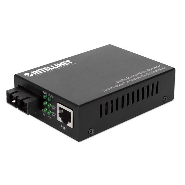 Intellinet 508544 netwerk media converter 850 nm Multimode (508544) Intellinet 508544 netwerk media converter 850 nm Multimode (508544)