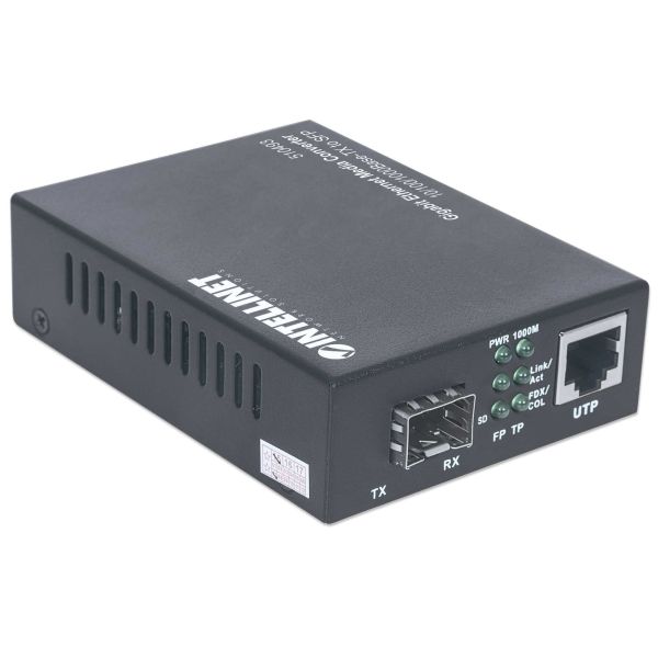 Intellinet 510493 netwerk media converter 1000 Mbit/s Zwart (510493)