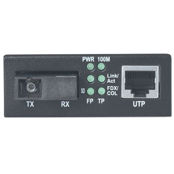 Intellinet 510530 netwerk media converter 100 Mbit/s Single-mode Zwart (510530)
