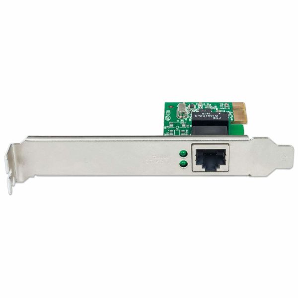 Intellinet Gigabit PCI Express netwerkkaart, 10/100/1000 Mbps, PCIe, RJ45 Ethernet, 3 jaar garantie (522533) Intellinet Gigabit PCI Express netwerkkaart, 10/100/1000 Mbps, PCIe, RJ45 Ethernet, 3 jaar garantie (522533)