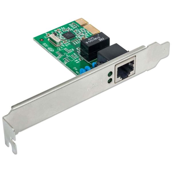 Intellinet Gigabit PCI Express netwerkkaart, 10/100/1000 Mbps, PCIe, RJ45 Ethernet, 3 jaar garantie (522533) Intellinet Gigabit PCI Express netwerkkaart, 10/100/1000 Mbps, PCIe, RJ45 Ethernet, 3 jaar garantie (522533)