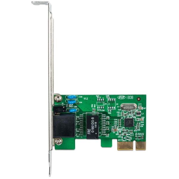 Intellinet Gigabit PCI Express netwerkkaart, 10/100/1000 Mbps, PCIe, RJ45 Ethernet, 3 jaar garantie (522533) Intellinet Gigabit PCI Express netwerkkaart, 10/100/1000 Mbps, PCIe, RJ45 Ethernet, 3 jaar garantie (522533)