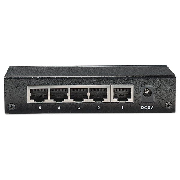 Intellinet 530378 netwerk-switch Gigabit Ethernet (10/100/1000) Zwart (530378)