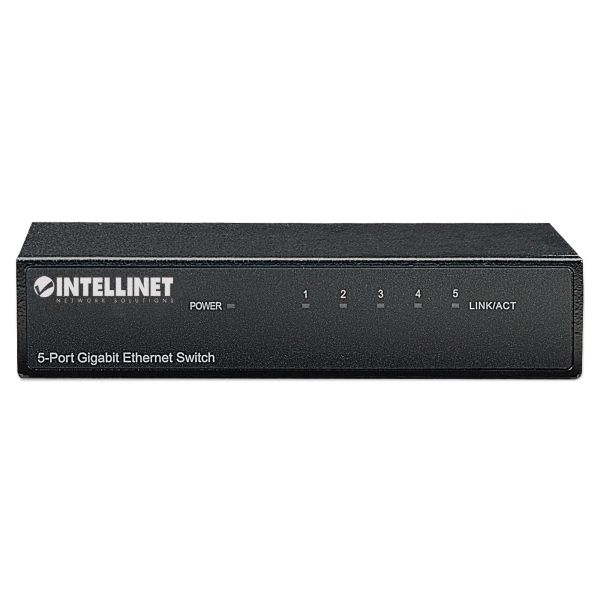 Intellinet 530378 netwerk-switch Gigabit Ethernet (10/100/1000) Zwart (530378)