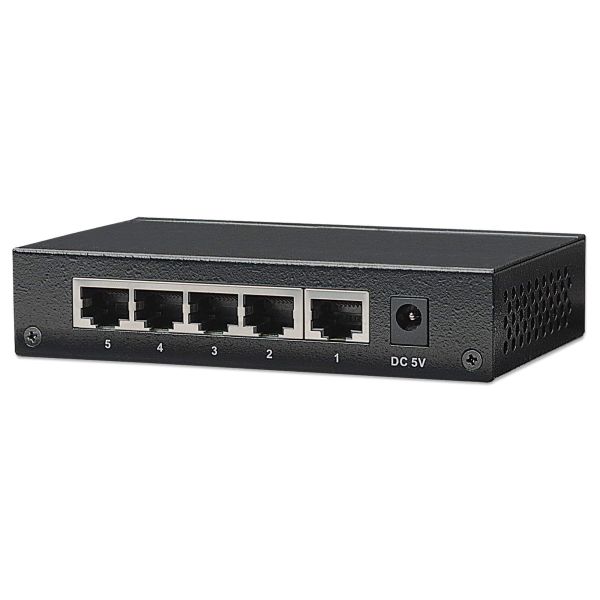 Intellinet 530378 netwerk-switch Gigabit Ethernet (10/100/1000) Zwart (530378)