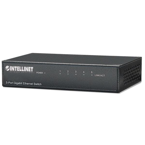 Intellinet 530378 netwerk-switch Gigabit Ethernet (10/100/1000) Zwart (530378)