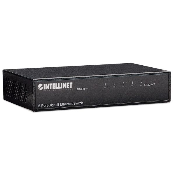 Intellinet 530378 netwerk-switch Gigabit Ethernet (10/100/1000) Zwart (530378)
