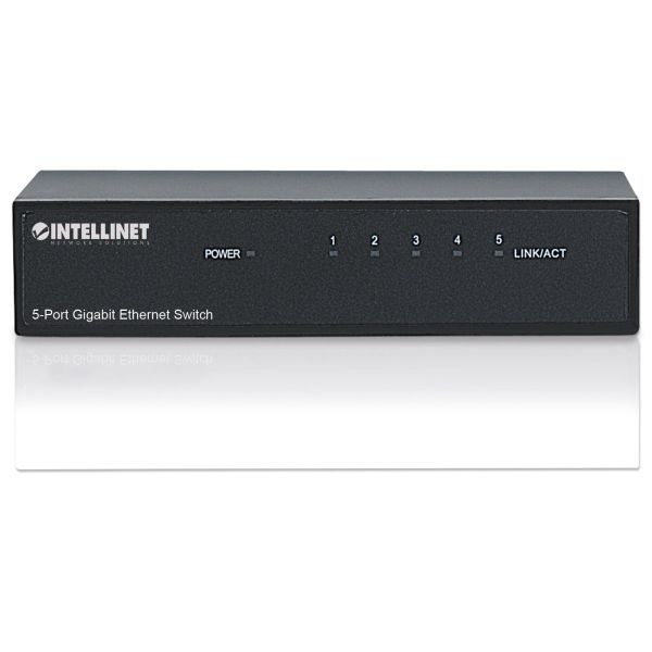 Intellinet 530378 netwerk-switch Gigabit Ethernet (10/100/1000) Zwart (530378)