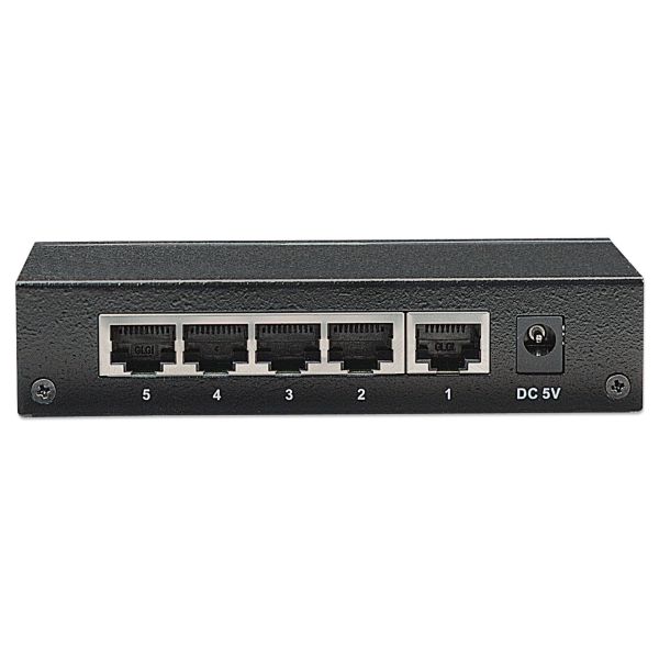 Intellinet 530378 netwerk-switch Gigabit Ethernet (10/100/1000) Zwart (530378)