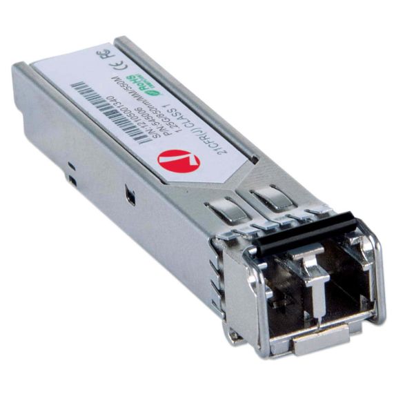 Intellinet Netwerk transceiver Gigabit SFP, 1000Base-SX (LC) multi-mode, 550 m, 850 nm, MSA-compatibel, equivalent aan Cisco GLC-SX-MM, 3 jaar garantie (545006) Intellinet Netwerk transceiver Gigabit SFP, 1000Base-SX (LC) multi-mode, 550 m, 850 nm, MSA-compatibel, equivalent aan Cisco GLC-SX-MM, 3 jaar garantie (545006)