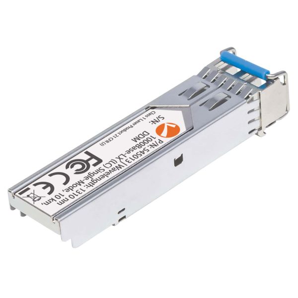 Intellinet Netwerk transceiver Gigabit SFP, 1000Base-LX (LC) single-mode, 10 km, 1310 nm, MSA-compatibel, equivalent aan Cisco GLC-LH-SM, 3 jaar garantie (545013) Intellinet Netwerk transceiver Gigabit SFP, 1000Base-LX (LC) single-mode, 10 km, 1310 nm, MSA-compatibel, equivalent aan Cisco GLC-LH-SM, 3 jaar garantie (545013)