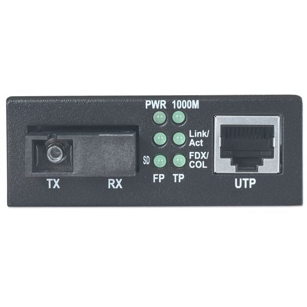 Intellinet 545068 netwerk media converter 1000 Mbit/s Single-mode Zwart (545068)