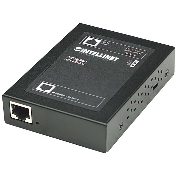 Intellinet 560443 network splitter Zwart Power over Ethernet (PoE) (560443) Intellinet 560443 network splitter Zwart Power over Ethernet (PoE) (560443)