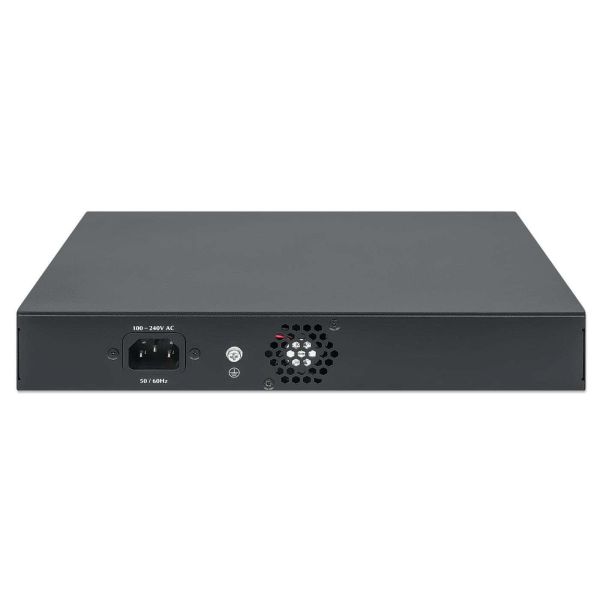 Intellinet 8-poorts Gigabit Ethernet PoE+ netwerk switch, 8x PoE-poorten, IEEE 802.3at/af conform, endspan, desktopuitvoering, 3 jaar garantie (560641)