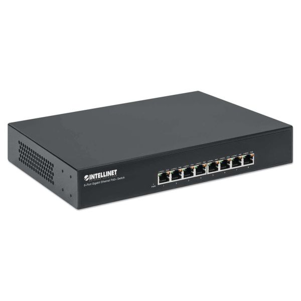 Intellinet 560641 netwerk-switch Gigabit Ethernet (10/100/1000) Power over Ethernet (PoE) Zwart (560641)