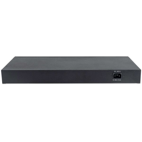 Intellinet 560993 netwerk-switch Unmanaged L2 Gigabit Ethernet (10/100/1000) Power over Ethernet (PoE) 1U Zwart (560993)