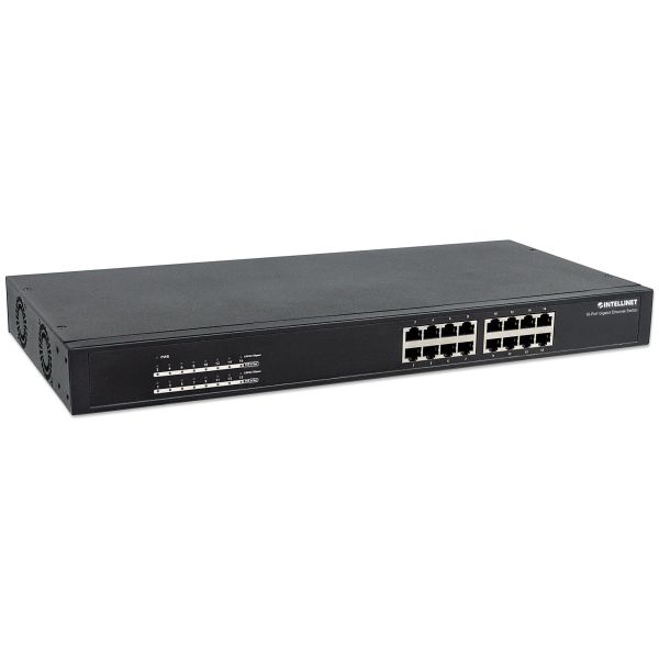 Intellinet 560993 netwerk-switch Unmanaged L2 Gigabit Ethernet (10/100/1000) Power over Ethernet (PoE) 1U Zwart (560993)
