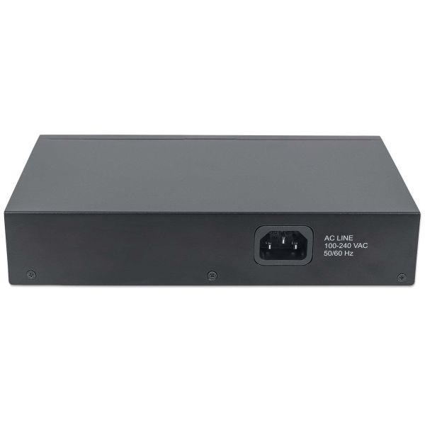 Intellinet 16-poorts Gigabit Ethernet netwerk switch, RJ45 10/100/1000 Mbps, IEEE 802.3az energiezuinig ethernet, desktop en 19" rackmontage, 3 jaar garantie (561068)