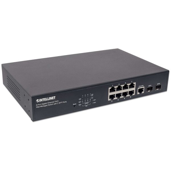 Intellinet 561167 netwerk-switch Managed Gigabit Ethernet (10/100/1000) Power over Ethernet (PoE) Zwart (561167)