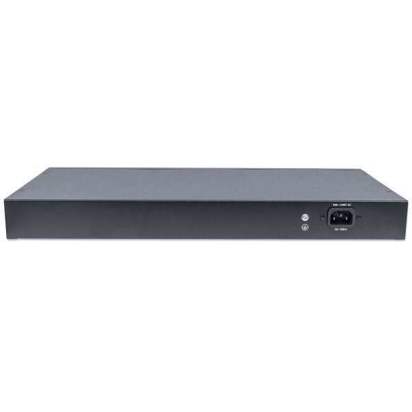 Intellinet 561198 netwerk-switch Managed L2+ Gigabit Ethernet (10/100/1000) Power over Ethernet (PoE) 1U Zwart (561198)
