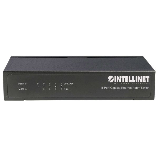 Intellinet 561228 netwerk-switch Unmanaged Gigabit Ethernet (10/100/1000) Power over Ethernet (PoE) Zwart (561228)