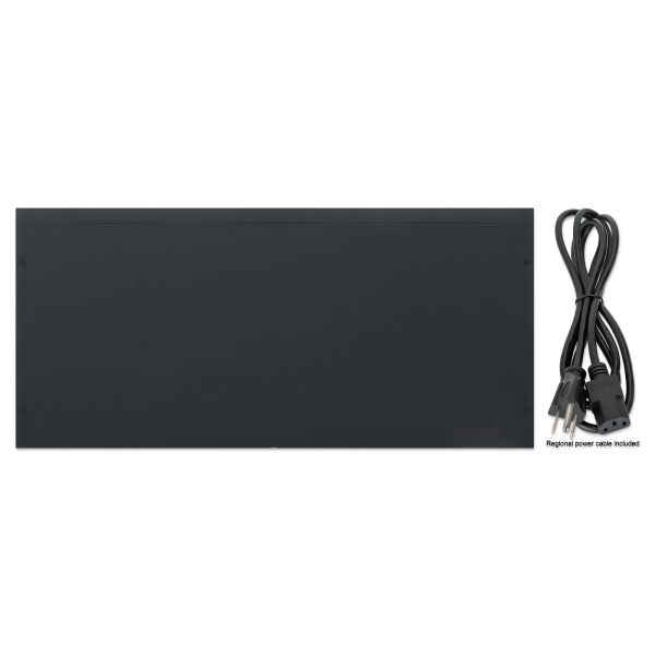 Intellinet 24-poorts Gigabit Ethernet PoE+ web-managed netwerk switch, 20x RJ45 + 4x combo RJ45/SFP, IEEE 802.3at/af conform, PoE-budget 370 W, VLANen QoS-ondersteuning, 19" rackmontage, 3 jaar garantie (561426)
