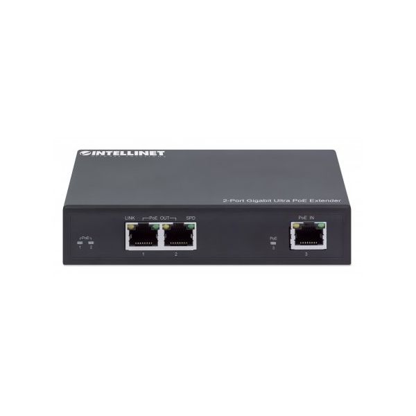Intellinet 561600 netwerkextender Netwerkzender Zwart 10, 100, 1000 Mbit/s (561600)