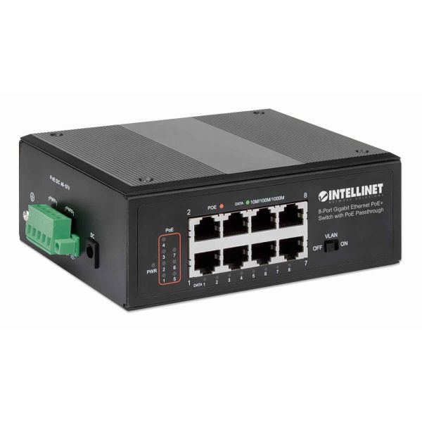 Intellinet 561624 netwerk-switch Gigabit Ethernet (10/100/1000) Power over Ethernet (PoE) Zwart (561624)