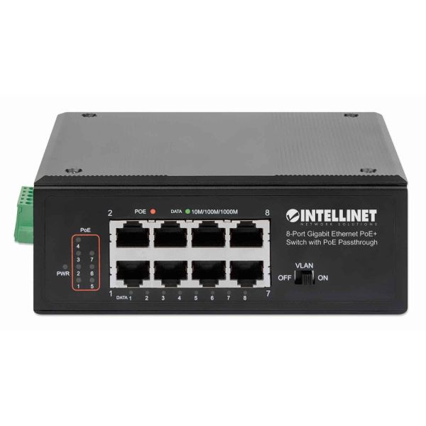 Intellinet 561624 netwerk-switch Gigabit Ethernet (10/100/1000) Power over Ethernet (PoE) Zwart (561624)