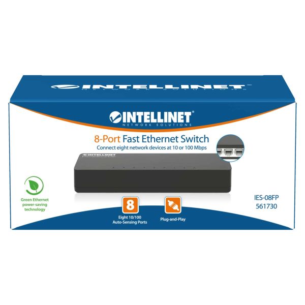 Intellinet 561730 netwerk-switch Fast Ethernet (10/100) Zwart (561730)