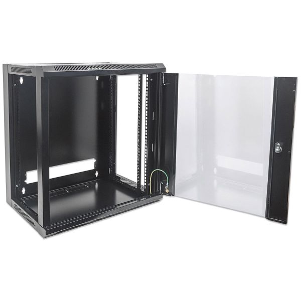 Intellinet 19" netwerkkast wand (standaard), 12U, 600 mm diep, zwart, bouwpakket, max. 60 kg, bruikbare diepte 410 mm, metalen & glazen deur, afneembare zijpanelen, montagemateriaal niet inbegrepen (711883) Intellinet 19" netwerkkast wand (standaard), 12U, 600 mm diep, zwart, bouwpakket, max. 60 kg, bruikbare diepte 410 mm, metalen & glazen deur, afneembare zijpanelen, montagemateriaal niet inbegrepen (711883)