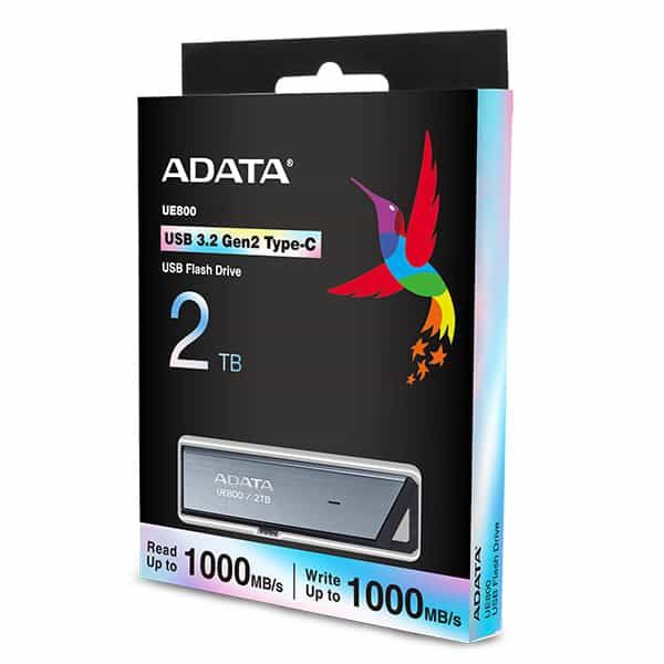 ADATA AELI-UE800-2T-CSG USB flash drive 2 TB USB Type-C 3.2 Gen 2 (3.1 Gen 2) Zilver (AELI-UE800-2T-CSG)